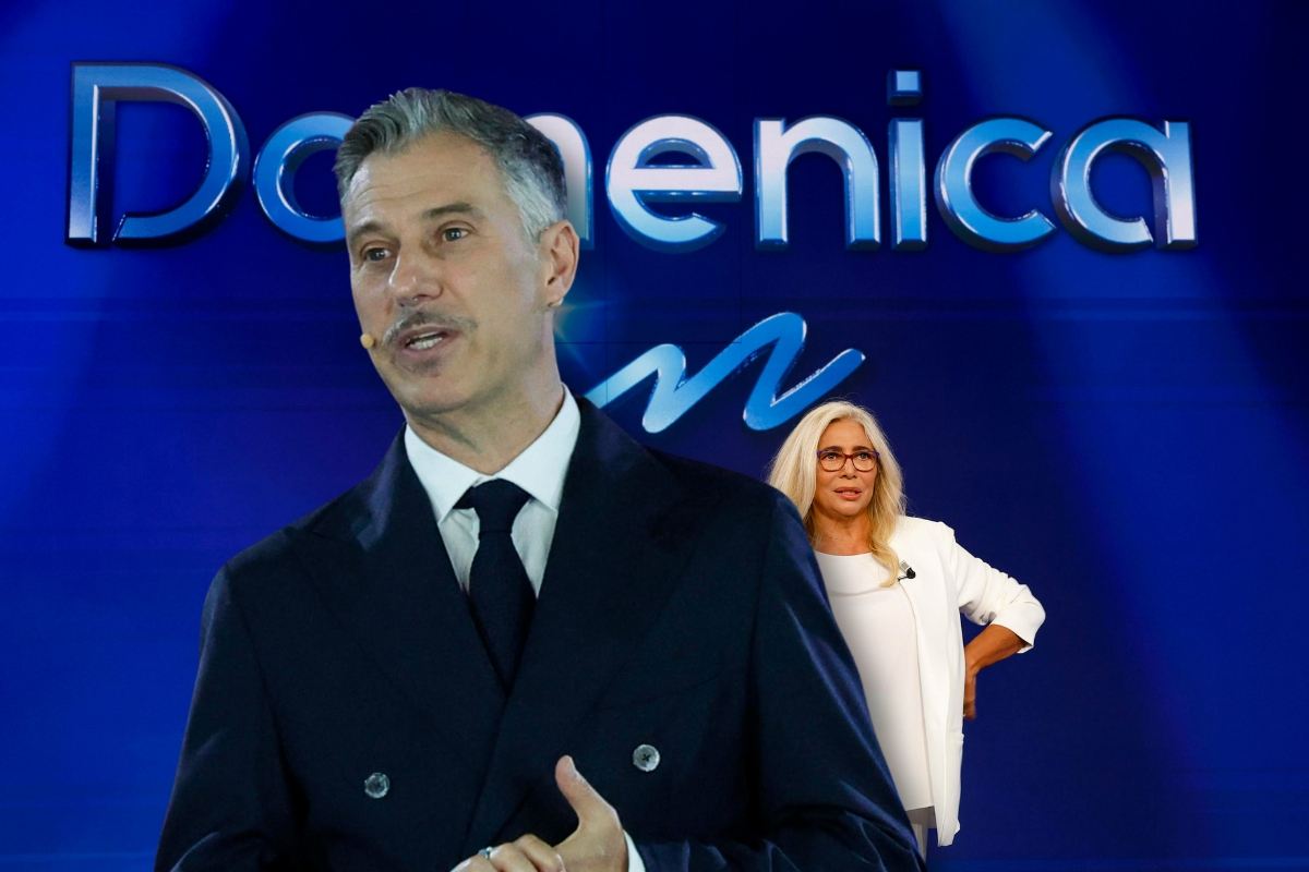 Gabriele Corsi e Mara Venier a Domenica In