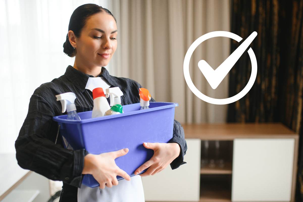 addetta pulizie hotel